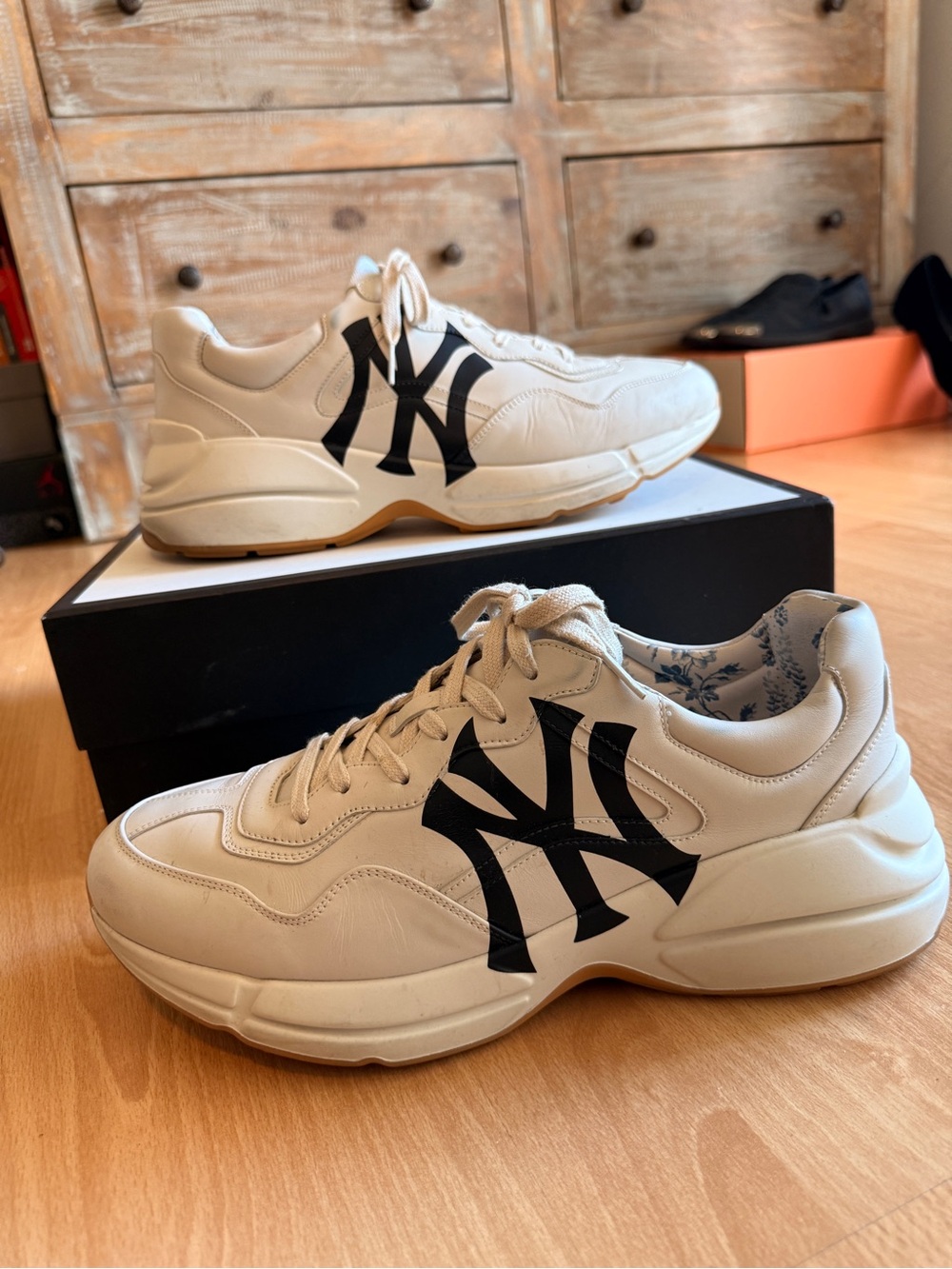 Gucci x MLB Yankees Rhyton Trainers Gucci